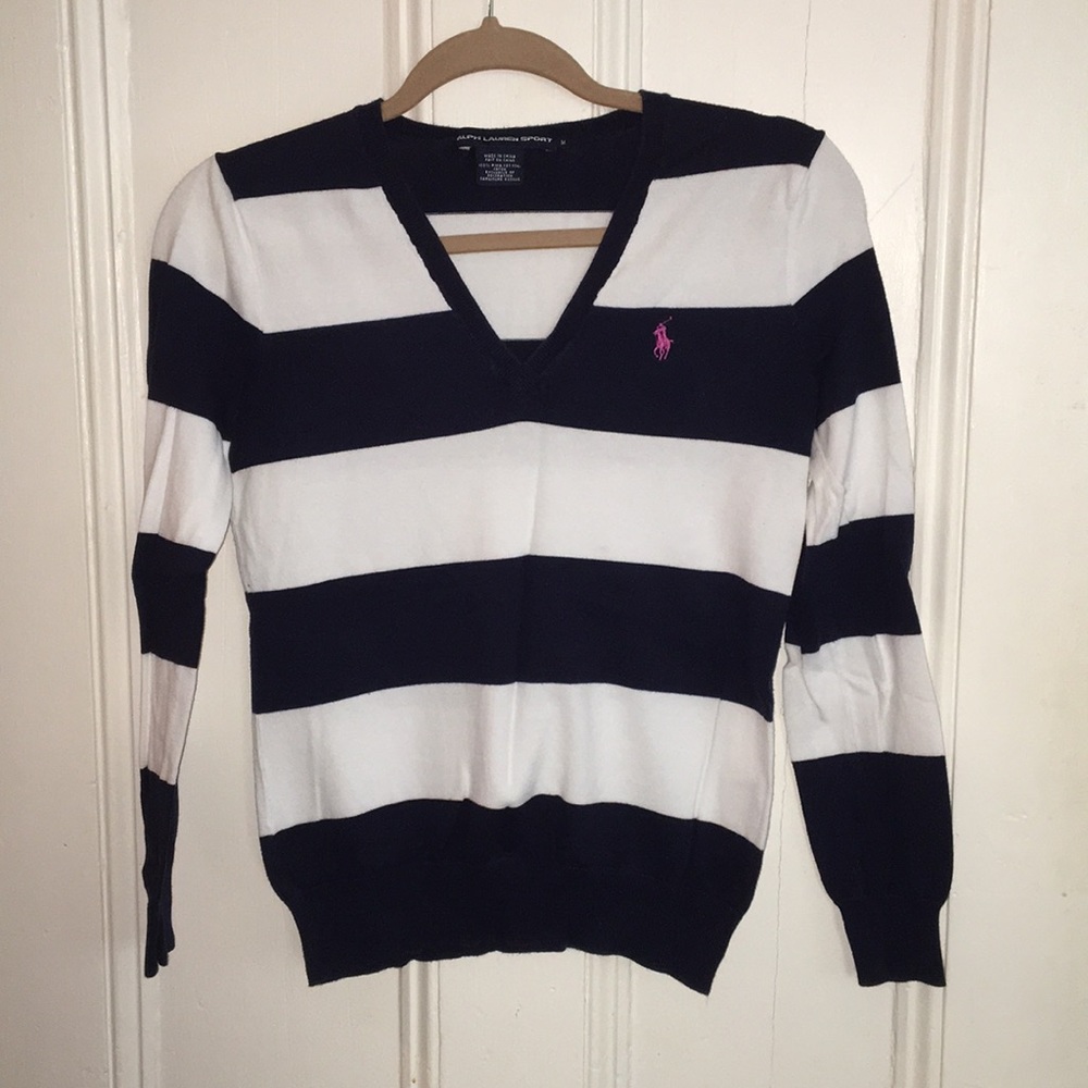Ralph Lauren Sport V neck light weight sweater